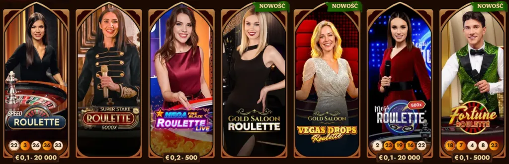 Gry dostępne w Wild Robin Casino
